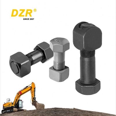 Smooth Finish Black 208-32-51210 Track Bolt and Nut for Komatzus PC400 Excavator