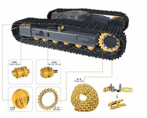 40Mn2/45L Heavy Construction Machinery Excavator Track Chain Part No. 20y-32-00013