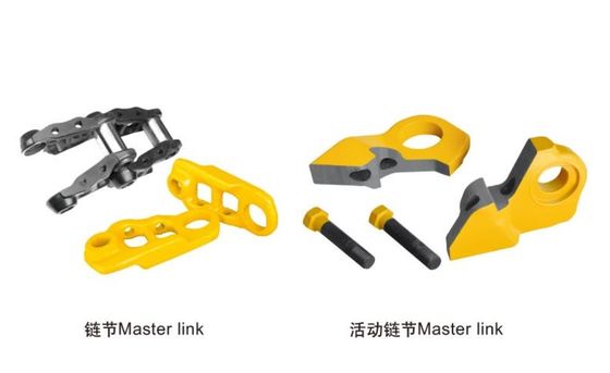 40Mn2/45L Heavy Construction Machinery Excavator Track Chain Part No. 20y-32-00013
