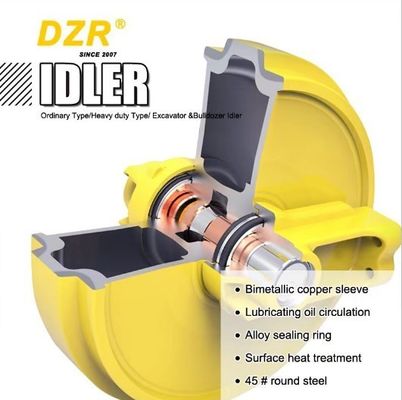 Front Idler for Undercarriage Parts EC55 EC130 EC150 DH55 DH200 DH220 R55 R60 EC460