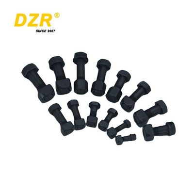 Grade 12.9 9M7445 Track Bolt and Nut for Bulldozer D9N/D9R 2M5657 1S6421 Hardness HRC38-42