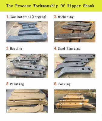 ISO9001-2000 Certified 50mm Width Superior Excavator Ripper Shank for D7r Bulldozer