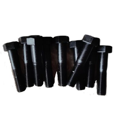 Black D355A-1/3/5 Track Bolts and Nuts 195-27-31641 195-27-31871 for Heavy Machinery
