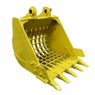 Customized Yellow Wheel Loader Bucket for Skeleton/Shake/Sift and Durable