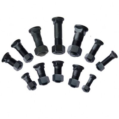 Excavator Track Bolt And Nut Head Grade M22*73Mm 330 Plow 5/8*2-1/2 OEM No. 4F3656/4K0367 Hex Flange M8