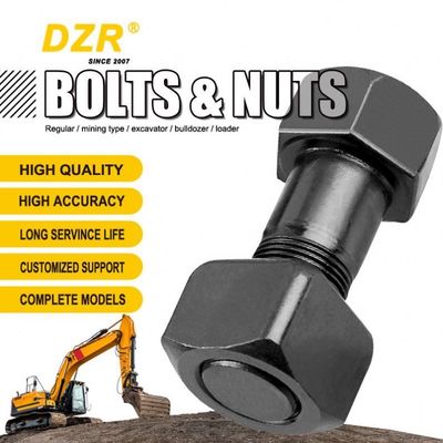 20X1.5X53 20Y-32-11210 ZINC Plow Bolt for D65/D85 Dozer Segment Heating Forging Process