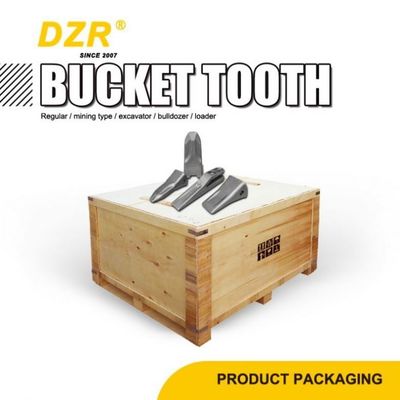 Yellow Bucket Teeth for  320/322 Excavator TF23 Type 1.6Kgs Rock Point ZZ4197013114