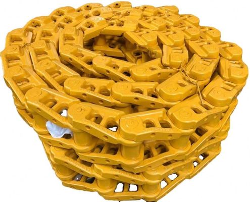 Black D50 Dozer Track Chain Assembly with Advanced Technology and Forging Casting