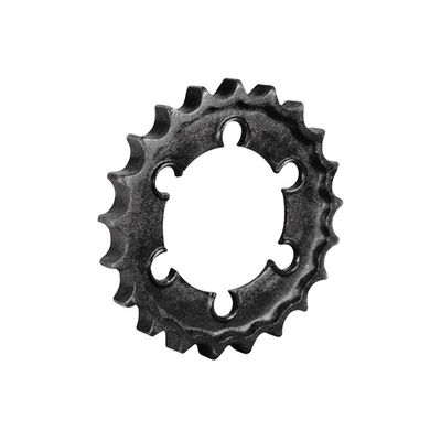 Yellow or Black Mitsubishi MS180-3 -8 Excavator Chain Sprocket with HRC52-58 Hardness