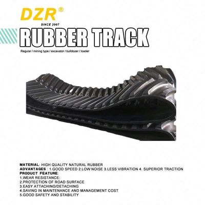 40MN Rubber Track Pad for Construction Works High Reliability