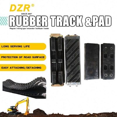 Golden Rubber Track Pad For Excavator 800Mm track shoe for Construction Machinery