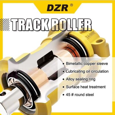 Forging D50/D53/D58/D63 carrier roller top roller upper roller KM103A/B /131-30-00310/140-813-0070