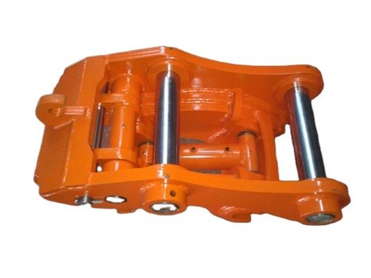 200 kg Mini Excavator Quick Coupler with Mechanical Quick Hitch in Yellow/Orange/Blue