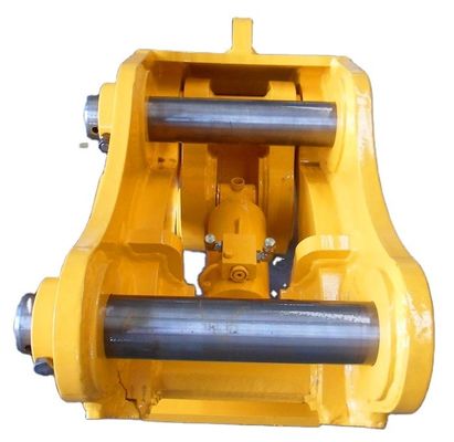 200 kg Mini Excavator Quick Coupler with Mechanical Quick Hitch in Yellow/Orange/Blue