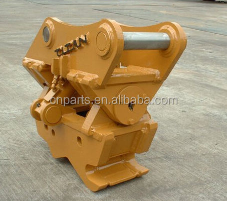 200 kg Mini Excavator Quick Coupler with Mechanical Quick Hitch in Yellow/Orange/Blue