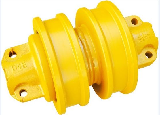 Yellow D4C Track Roller for Dozer D4D/D4E 6T9887 6T9883 9P4218 9P4213 Hardness HRC52-58