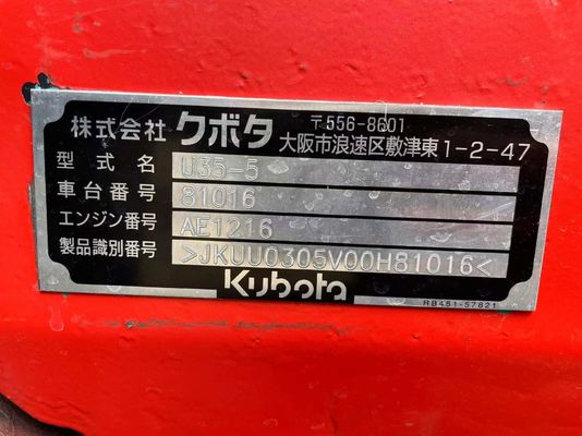 SK75-8 Crawler Excavator Used Mini Hydraulic Lc-11 for Kubata U35 Japan Second-Hand Hook Machine