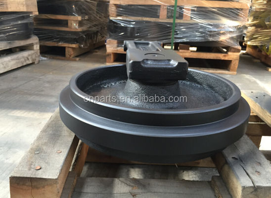 JD450H Dozer Front Idler Assembly with Black/Yellow Color and Casting Technique