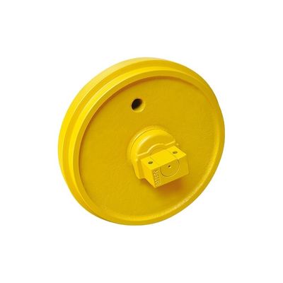 JD450H Dozer Front Idler Assembly with Black/Yellow Color and Casting Technique