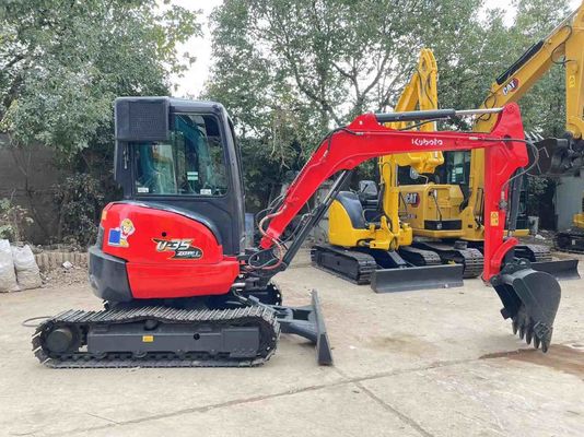 Roller Excavator for Kubota U35 Teeth Diente Cincel and Track Adjuster Assembly