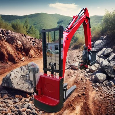 Electric Stacker 2 Ton Walking Forklift with 5 Meters Lift Height and 24V/120Ah Battery