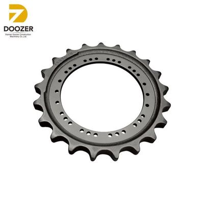 Customized Yellow or Black PC0505 Excavator Sprocket with HRC52-58 Surface Hardness