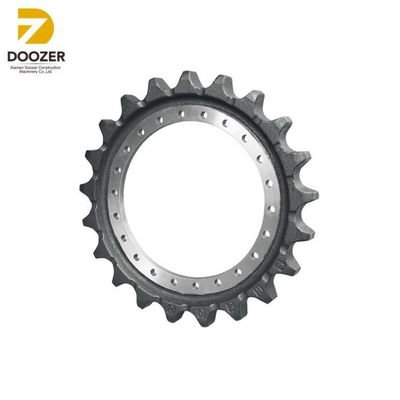 Customized Yellow or Black PC0505 Excavator Sprocket with HRC52-58 Surface Hardness
