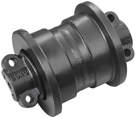 Hardness HRC53-58 Bulldozer D6R Track Roller Single/Double Flange 50Mn/40Mn2 Material
