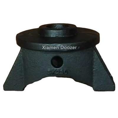 PC200-5 Excavator Parts Recoil Yoke Track Group Frontal Idler Guide Wheel U-Tape Frame