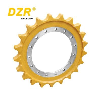 Yellow or Black Customized PC120-5 Undercarrige Sprocket Forging or Casting Technique