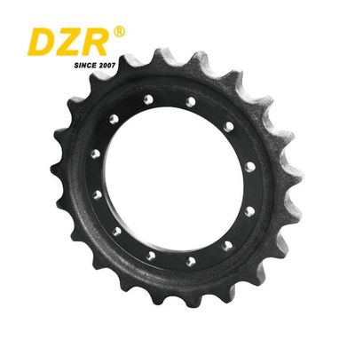 Yellow or Black Customized PC120-5 Undercarrige Sprocket Forging or Casting Technique