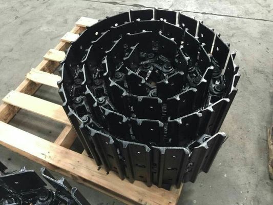 PC75 Track Group for Steel Excavator Track Shoes Assy Hrc54-58 Hardness Black or Yellow