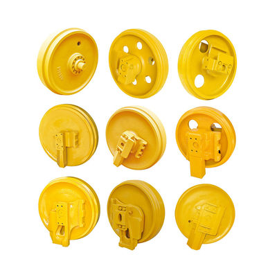 40Mn/50MN Material Front Idler E180 in Yellow or Black for Excavator Performance