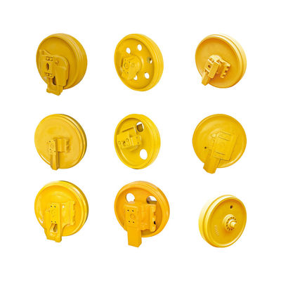 40Mn/50MN Material Front Idler E180 in Yellow or Black for Excavator Performance