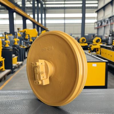JD4D Undercarriage Heavy Equipment 40SiMnTi/40Mn2 Excavator Idler with Front