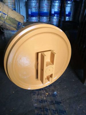 JD4D Undercarriage Heavy Equipment 40SiMnTi/40Mn2 Excavator Idler with Front