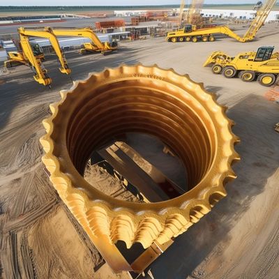Smooth Finish Agricultural Machine D4 Sprocket for PC120-5 Undercarrige Sprocket