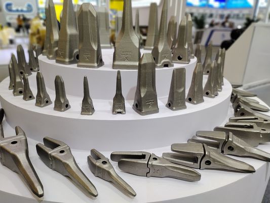 Hyundai Excavator Bucket Teeth for Caterpillar Machines 6.5KG or 8.1KG ISO9001 Certified