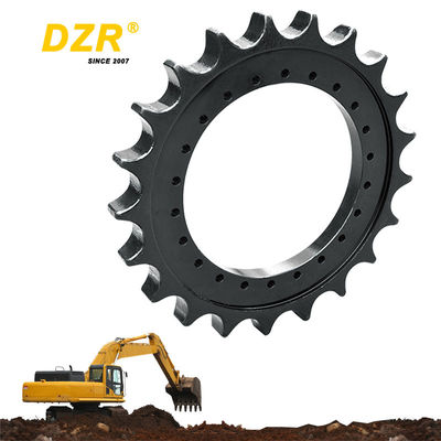 ZAX240/330 CuPb10Sn10 Excavator Sprocket For Construction Machinery 50Mn