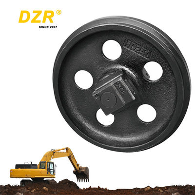 HD250 Excavator Front Idler For Vehicle Undercarriage Parts Cast 40Mn