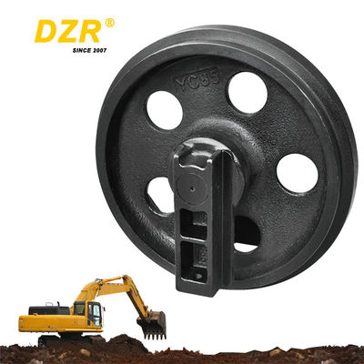 YC85 HRC53-57 2000Hours Excavator Front Idler For Components Of  Undercarriage