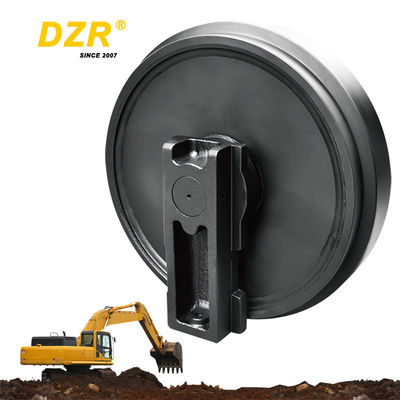 SK042/200/230/350 HRC53-57 40Mn Excavator Front Idler For Undercarriage Elements