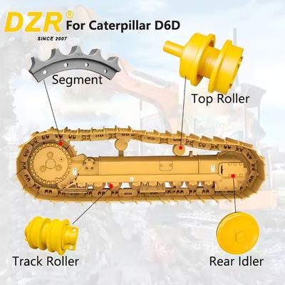 C-A-T D6D Chassis Assembly Top Track Roller Idler Sprocket Segment  For Undercarriage Spare Parts