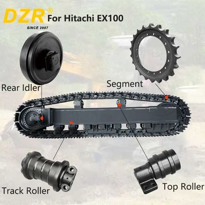 9066508 9061288 1010325 9068144 H-i-t-a-c-h-i EX100 Chassis Assembly Excavator Top Track Roller Idler Sprocket Segment For Undercarriage Spare Parts
