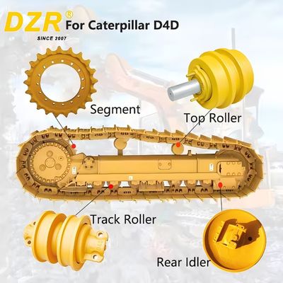 Whole Undercarriage Set  For CAT D4D All Series Top Track Roller Idler Sprocket Segment  For Undercarriage Spare Parts