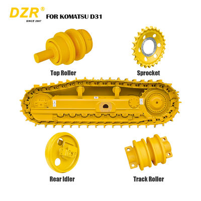 Whole Undercarriage Set  For Komatsu D31 All Series Top Track Roller Idler Sprocket Segment  For Undercarriage Spare Parts