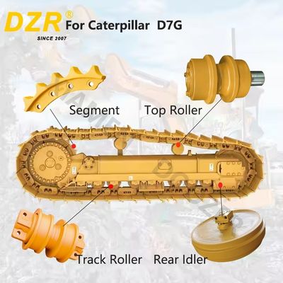 Whole Undercarriage Set  For CAT D7G All Series Top Track Roller Idler Sprocket Segment  For Undercarriage Spare Parts