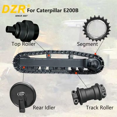 Whole Undercarriage Set  For  E200B All Series Top Track Roller Idler Sprocket Segment  For Undercarriage Spare Parts
