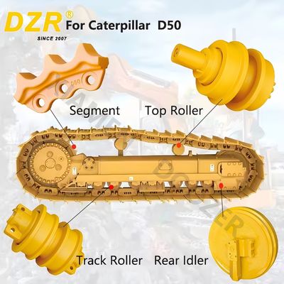 Whole Undercarriage Set For  D50 All Series Top Track Roller Idler Sprocket Segment  For Undercarriage Spare Parts