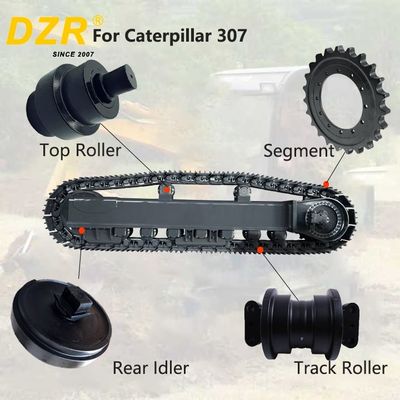 Whole Undercarriage Set For 307 All Series Top Track Roller Idler Sprocket Segment For Undercarriage Spare Parts